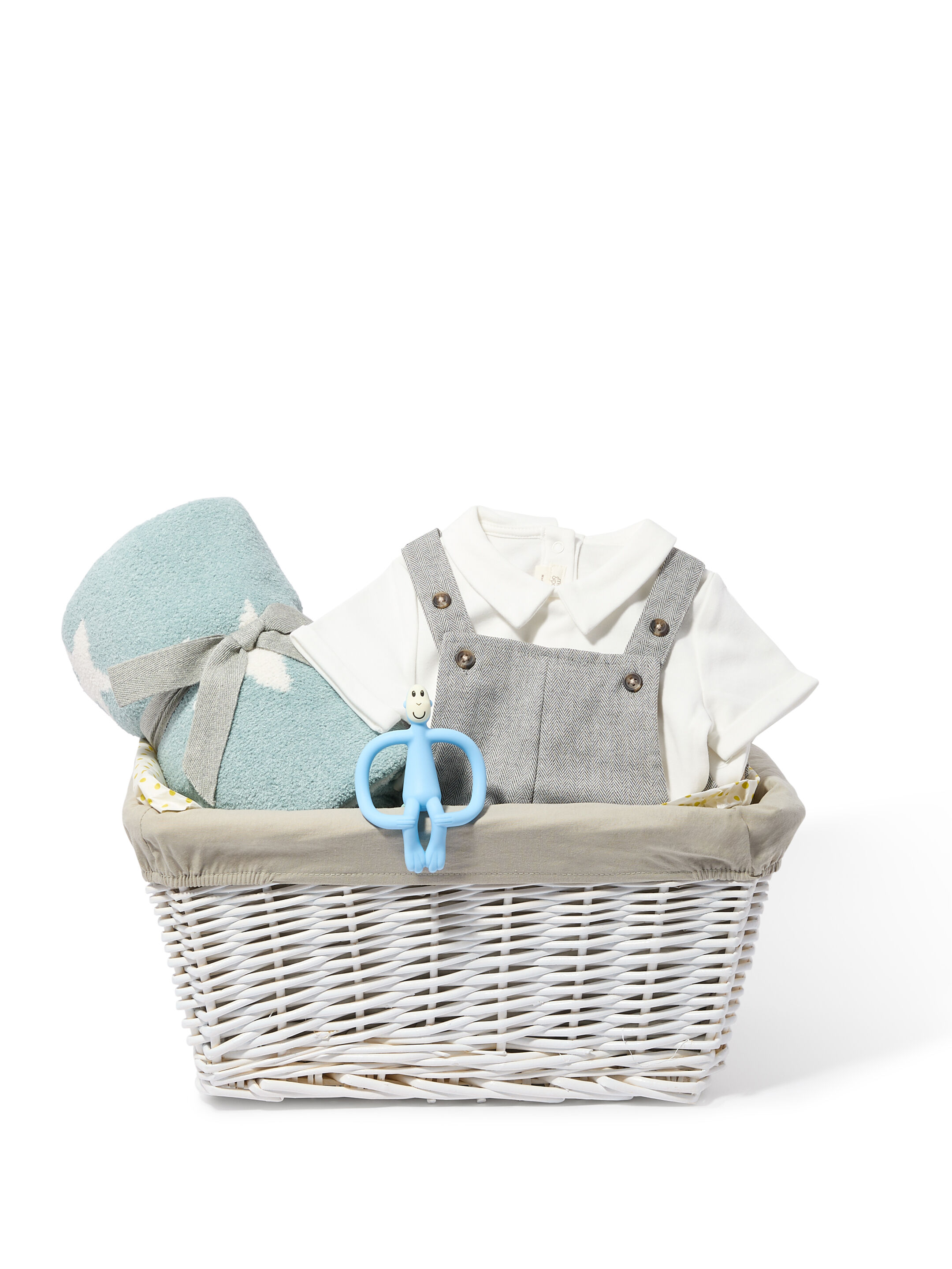 Baby Boy Gift Hamper - 3 Piece Set with Bodysuit & Dungaree image number 1